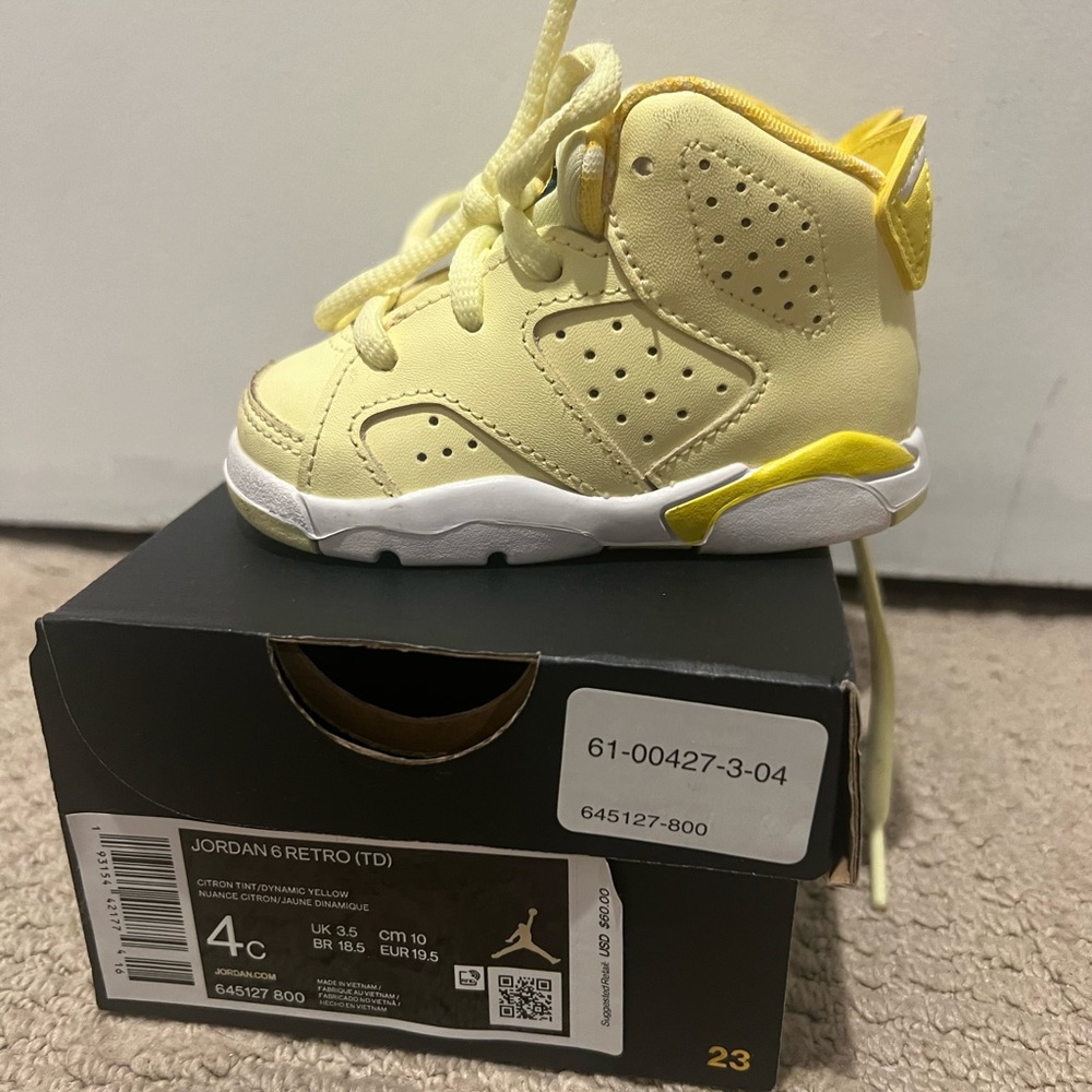 Yellow Jordan 6s